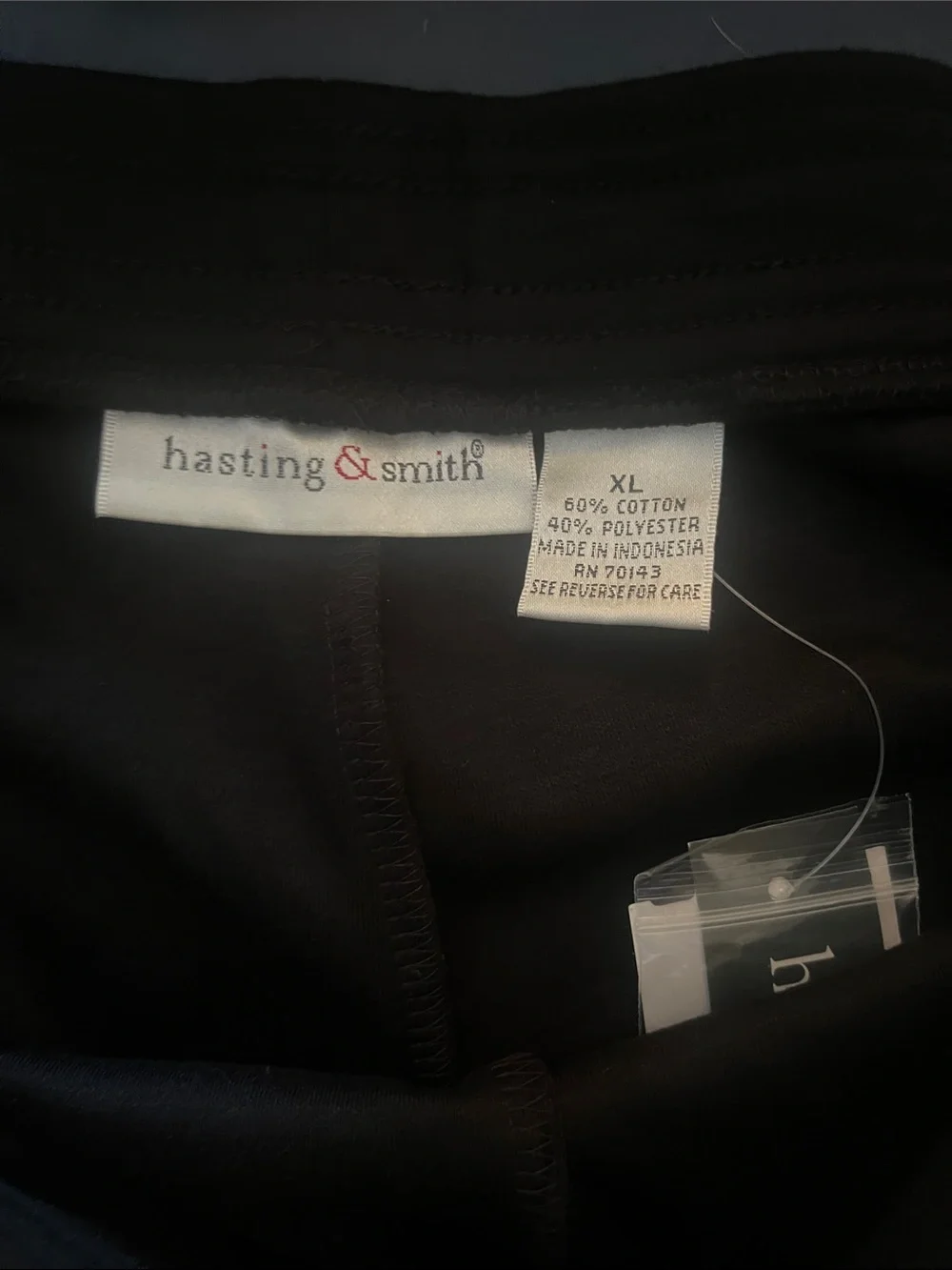 Hasting & Smith NWT Black Athletic Drawstring Shorts - Picture 5 of 6